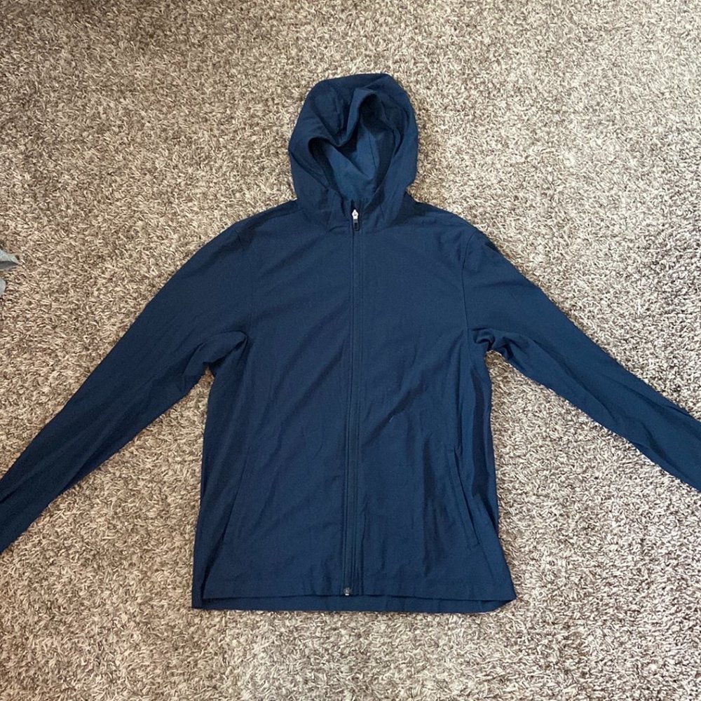Lululemon Full Zip Up Hoodie Navy - size L